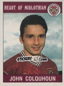 Sticker John Colquhoun - UK Football 1989-1990 n. 408 - Panini