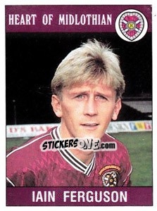 Sticker Iain Ferguson - UK Football 1989-1990 n. 409 - Panini