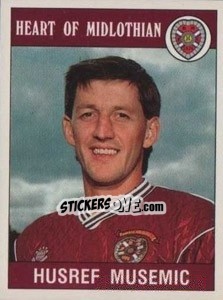 Figurina Husref Musemic - UK Football 1989-1990 n. 410 - Panini