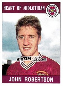 Sticker John Robertson - UK Football 1989-1990 n. 411 - Panini