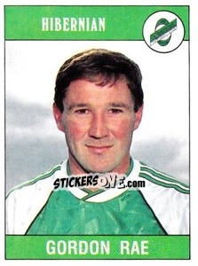 Sticker Gordon Rae - UK Football 1989-1990 - Panini