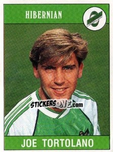 Sticker Joe Tortolano - UK Football 1989-1990 n. 418 - Panini