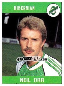 Sticker Neil Orr - UK Football 1989-1990 - Panini