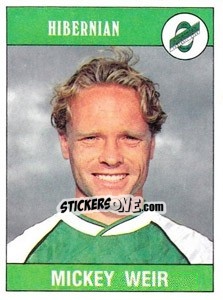 Sticker Mickey Weir - UK Football 1989-1990 - Panini