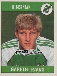 Sticker Gareth Evans - UK Football 1989-1990 - Panini