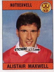 Sticker Alistair Maxwell - UK Football 1989-1990 - Panini