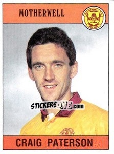 Sticker Craig Paterson - UK Football 1989-1990 - Panini