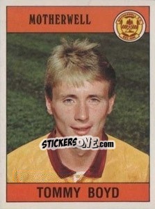 Sticker Tommy Boyd - UK Football 1989-1990 - Panini