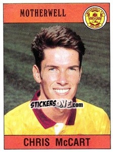 Sticker Chris McCart - UK Football 1989-1990 n. 433 - Panini