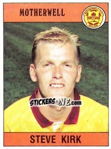 Sticker Steve Kirk - UK Football 1989-1990 - Panini