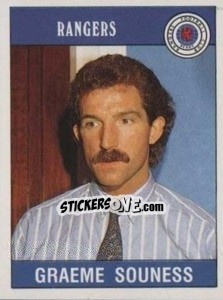 Figurina Graeme Souness - UK Football 1989-1990 - Panini