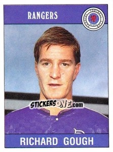 Sticker Richard Gough - UK Football 1989-1990 n. 447 - Panini