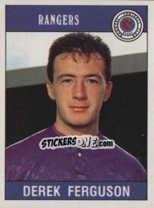 Cromo Derek Ferguson - UK Football 1989-1990 - Panini