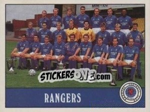 Cromo Glasgow Rangers Team - UK Football 1989-1990 - Panini