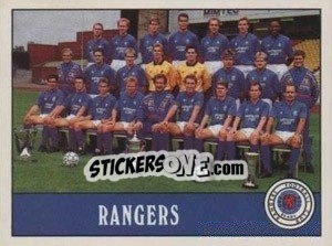 Sticker Glasgow Rangers Team - UK Football 1989-1990 n. 451 - Panini