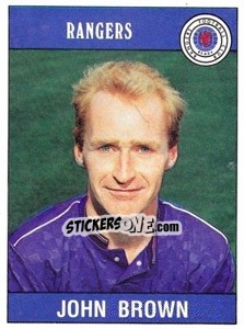Sticker John Brown - UK Football 1989-1990 n. 453 - Panini