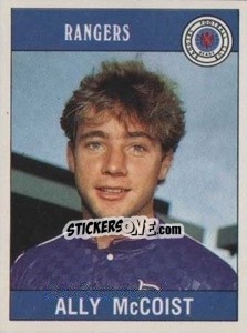 Sticker Ally McCoist - UK Football 1989-1990 n. 454 - Panini