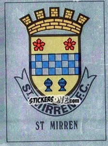 Sticker St Mirren Badge - UK Football 1989-1990 n. 457 - Panini