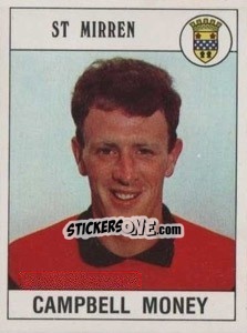 Sticker Campbell Money - UK Football 1989-1990 - Panini