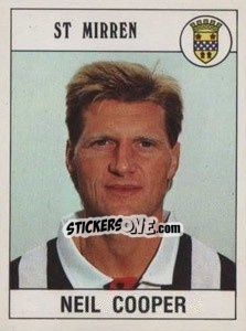 Sticker Neil Cooper - UK Football 1989-1990 - Panini