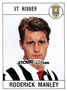 Sticker Roderick Manley - UK Football 1989-1990 - Panini