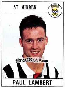 Sticker Paul Lambert - UK Football 1989-1990 - Panini