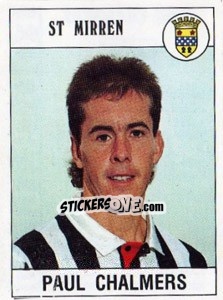 Sticker Paul Chalmers - UK Football 1989-1990 - Panini