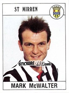 Sticker Mark McWalter - UK Football 1989-1990 - Panini