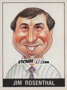 Sticker Jim Rosenthal - UK Football 1989-1990 n. 474 - Panini