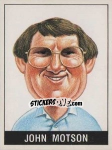 Figurina John Motson - UK Football 1989-1990 - Panini