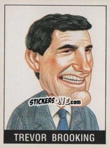 Figurina Trevor Brooking - UK Football 1989-1990 n. 476 - Panini