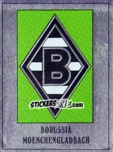 Cromo Borussia Mönchengladbach Badge - UK Football 1989-1990 - Panini
