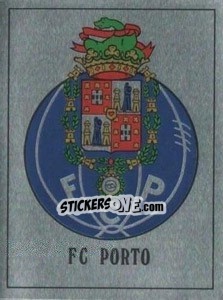 Cromo Porto Badge - UK Football 1989-1990 - Panini