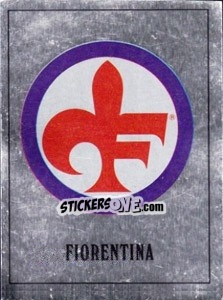 Sticker Fiorentina Badge - UK Football 1989-1990 n. 490 - Panini