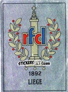 Sticker Standard Liege Badge - UK Football 1989-1990 - Panini