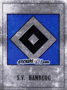 Sticker SV Hamburger Badge - UK Football 1989-1990 - Panini
