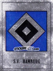 Sticker SV Hamburger Badge - UK Football 1989-1990 n. 497 - Panini