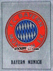 Cromo Bayern München Badge - UK Football 1989-1990 - Panini