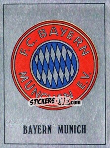 Sticker Bayern München Badge - UK Football 1989-1990 n. 499 - Panini