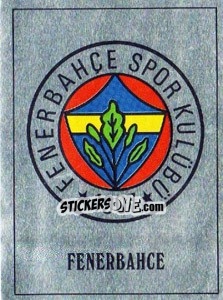 Sticker Fenerbahce Badge - UK Football 1989-1990 - Panini