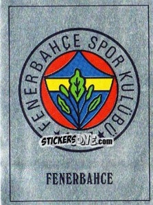 Sticker Fenerbahce Badge - UK Football 1989-1990 n. 501 - Panini