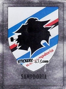 Sticker Sampdoria Badge - UK Football 1989-1990 - Panini
