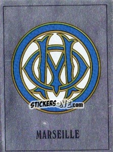 Sticker Marseille Badge - UK Football 1989-1990 n. 506 - Panini
