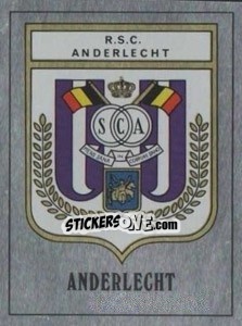Sticker Anderlecht Badge - UK Football 1989-1990 n. 507 - Panini