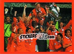 Sticker Winners - Manchester United. Europe 2000 n. 4 - Futera