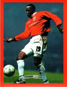 Cromo Dwight Yorke - Manchester United. Europe 2000 n. 14 - Futera
