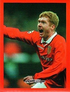 Cromo Paul Scholes - Manchester United. Europe 2000 n. 15 - Futera