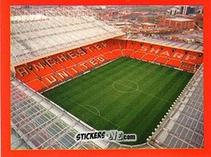 Figurina Old Trafford - Manchester United. Europe 2000 n. 16 - Futera