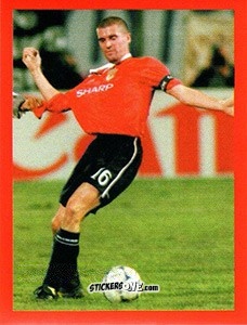 Cromo Roy Keane - Manchester United. Europe 2000 n. 31 - Futera