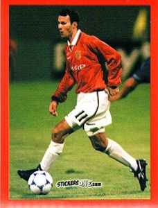 Figurina Ryan Giggs - Manchester United. Europe 2000 n. 32 - Futera